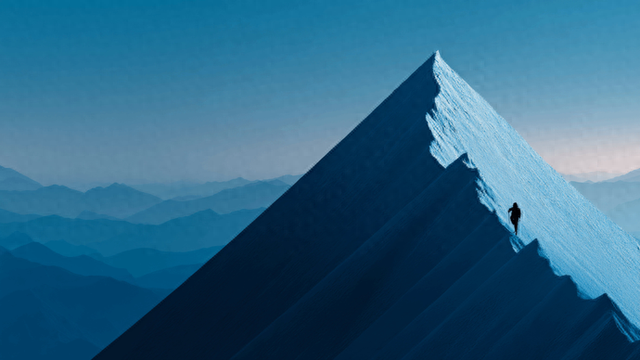 从山脚到山顶是陡险的4682英尺