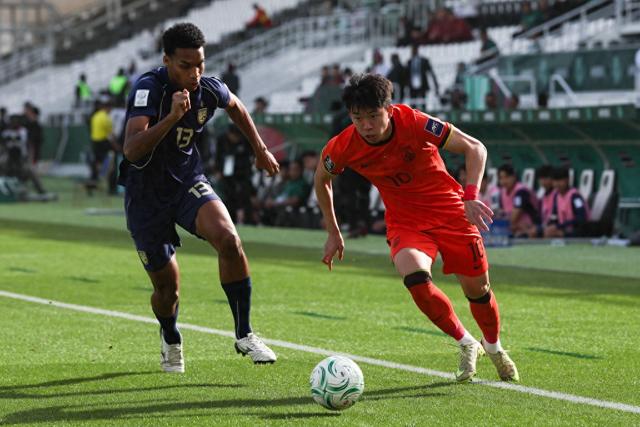 U23亚洲杯小组赛末轮，中国队战平泰国队小组出线创历史