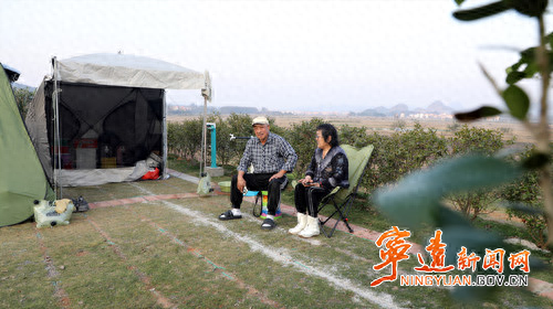 宁远田心村露营地成为游客“心头好”