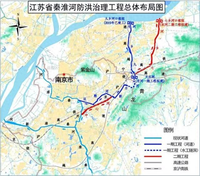 南京文化名河秦淮河时隔50年再辟新河道：增强汛期排洪能力