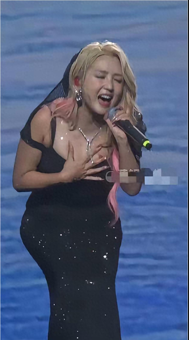 我记得她以前还挺瘦的，不知道怎么变成这样了？