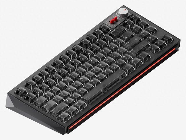 NuPhy 推出 WH80 三模键盘：半透键帽，首发双驱分体结构磁轴