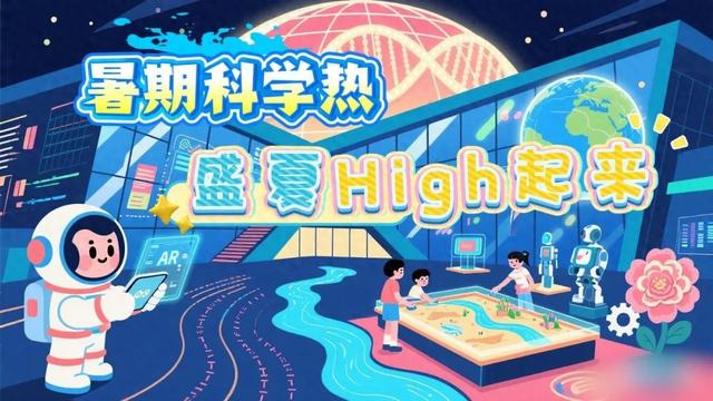 洛阳娃暑假去哪嗨？科技馆N种科学玩法解锁！电磁/生命/光影……边玩边学超值打卡