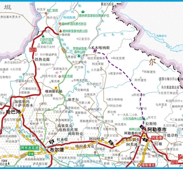 新疆阿禾公路迎来秋天，一路风景美不胜收，盘山弯路比较多