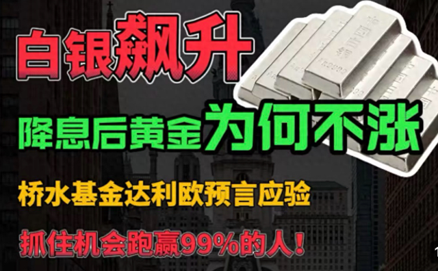 白银暴涨110%，黄金却躺平？央行囤金背后，金属风暴已在路上！