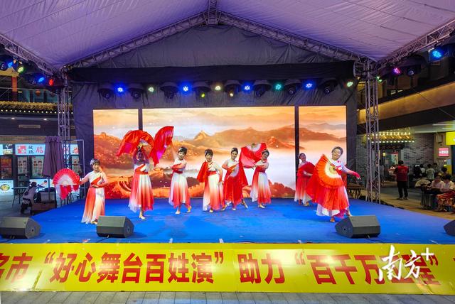“红色力量”澎湃，茂南站前街道站北商圈夜未央
