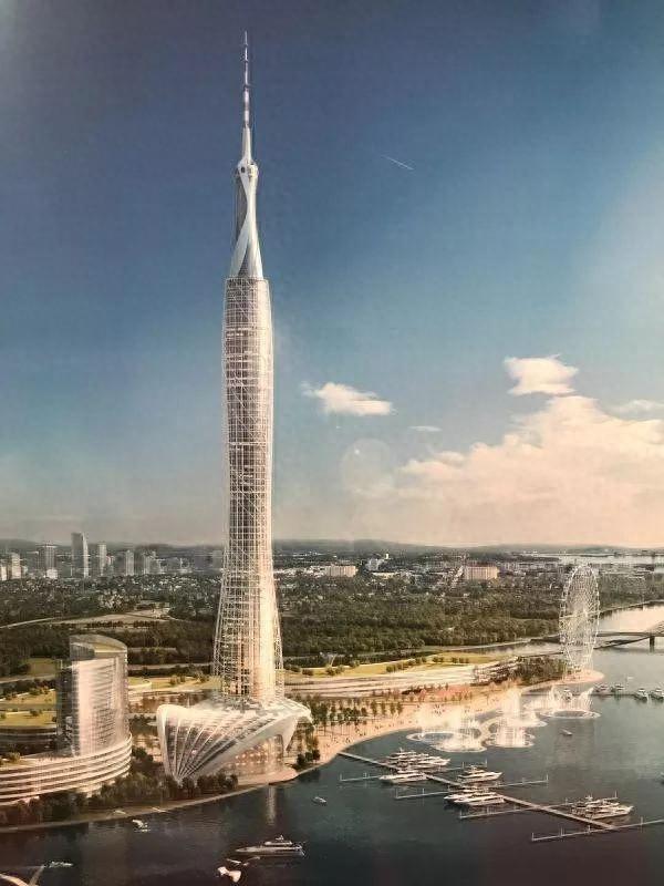 厦门塔，曾规划建设的一座520米城市新地标，可惜后期无任何进展