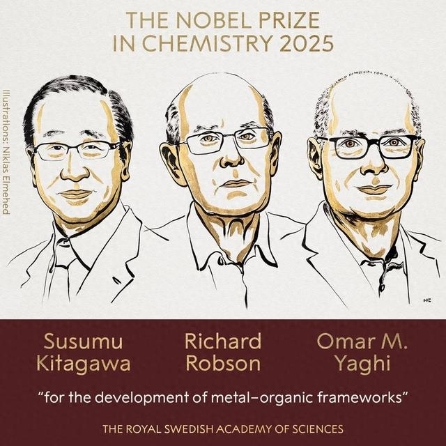诺贝尔化学奖授予的三位科学家 分子结构方面工作堪比哈利波特