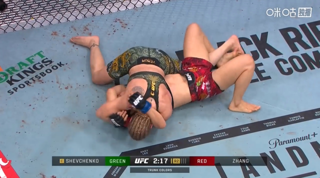 张伟丽升重挑战UFC蝇量级冠军失败，张伟丽回应不敌舍甫琴科：没能赢下比赛非常抱歉，我已经尽力了