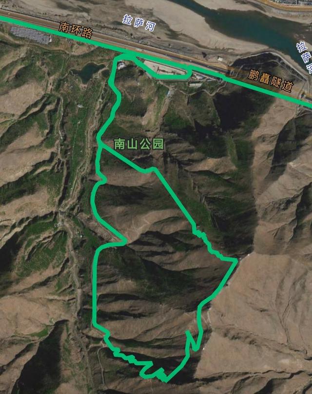 爬拉萨南山公园