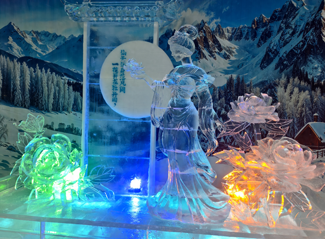 菏泽中国牡丹园冰雕馆惊艳亮相！不出菏泽，邂逅冰雪浪漫