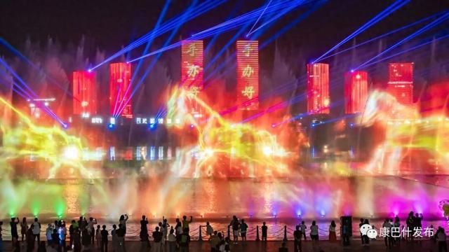 给力！康巴什音乐喷泉白天加场，每日3场浪漫绽放→