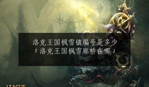 洛克王国游戏屋（洛克王国枫雪镇编号是多少）