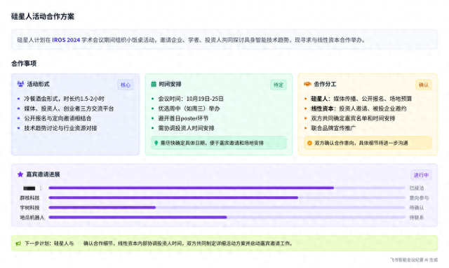 飞书再进化：会议纪要	，AI帮你“画	”出来了