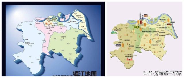 江苏镇江，四大古镇