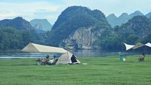 桂林人私藏的夏日露营地，人少景美还免费！