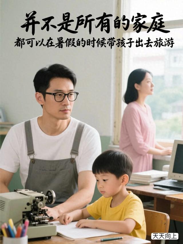 并不是所有的家庭，都可以在暑假的时候带孩子出去旅游