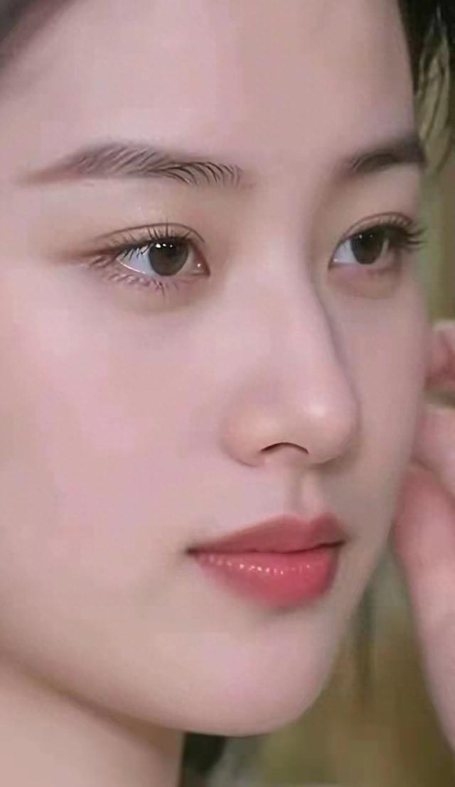 五官真漂亮，特别是鼻子很好看，绝世佳人