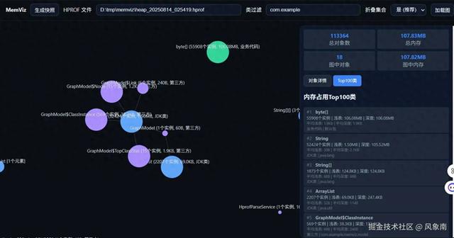 SpringBoot 实现在线查看内存对象拓扑图 —— 给 JVM 装上“透视眼”