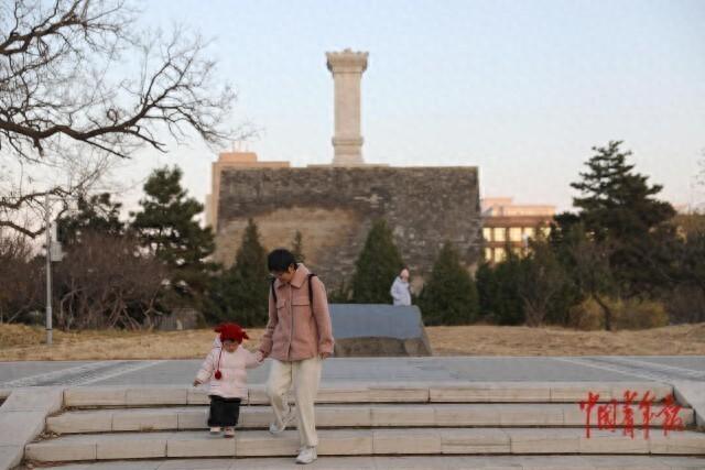 北京中轴线旁的初冬