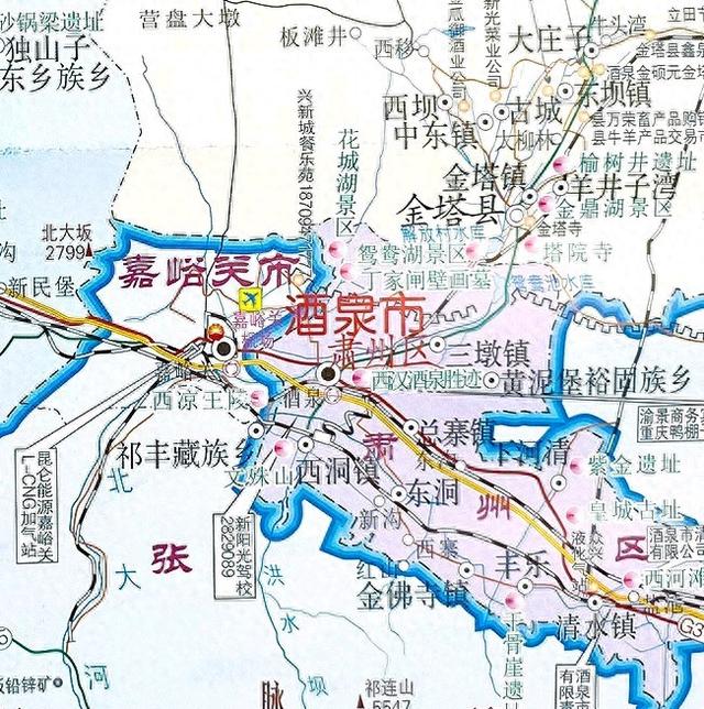 甘肃酒泉市内的泉眼——酒泉