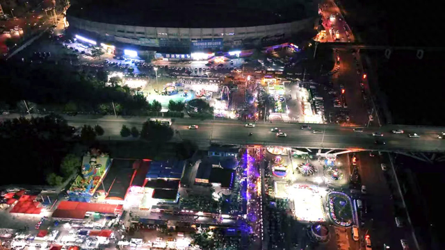 抚顺：国庆“夜”动力！逛逛浑河畔最炫夜市