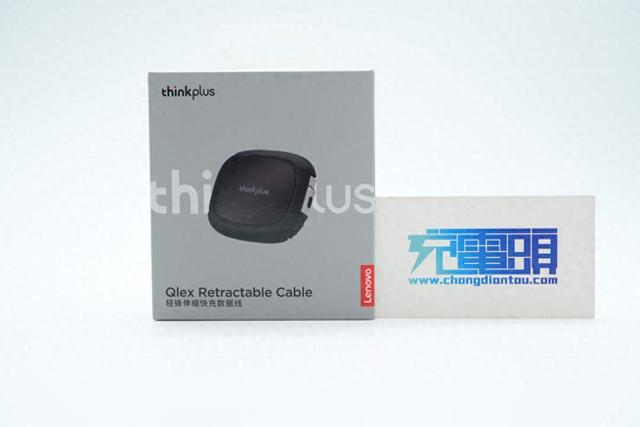 伸缩线+线盒设计，不缠绕更便携，thinkplus 240W轻锋数据线拆解