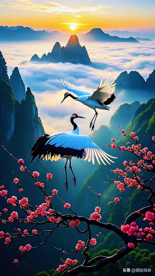 梅开如霞，缀满枝头