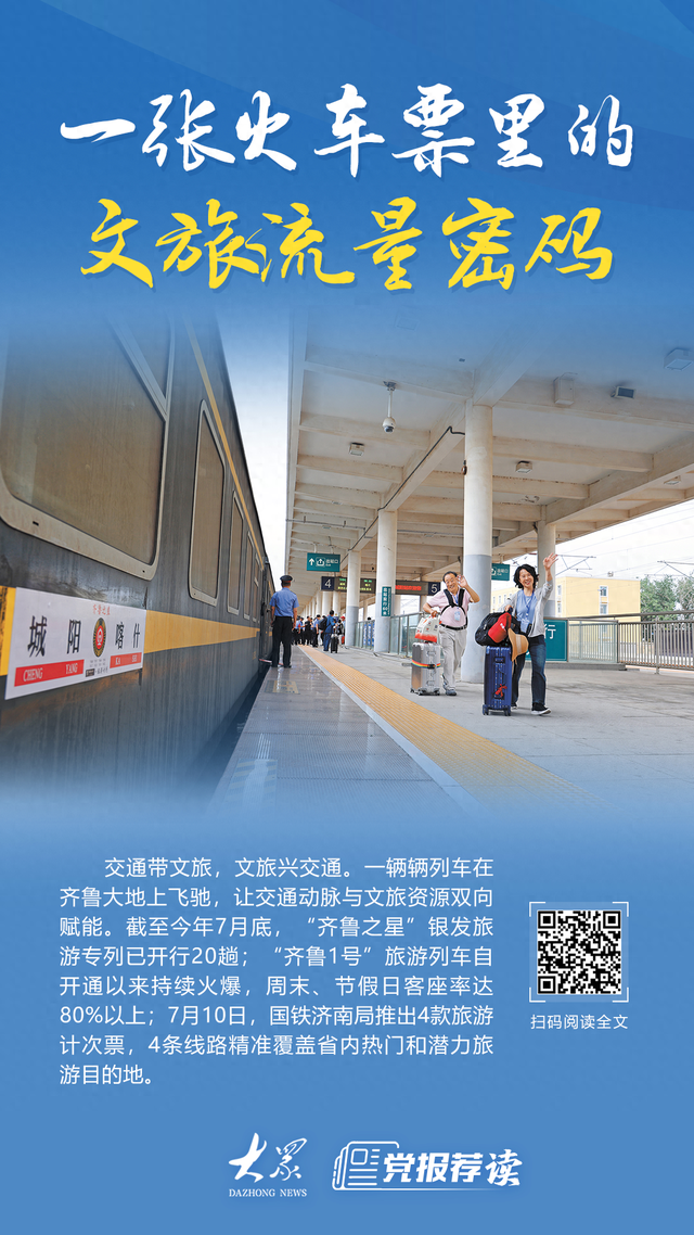 一张火车票里看山东文旅流量密码
