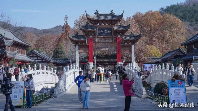 枫染栖霞醉金陵！明秀山红叶铺就秋日限定画卷