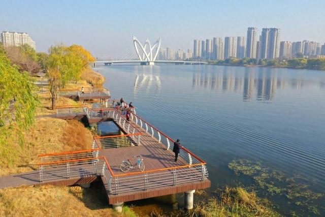 新聊新景丨徒骇河观景平台：亲水漫步 乐享惬意生活