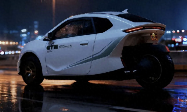 山东量产倒三轮代步车 造型吸睛还合规 价格比五菱宏光MINIEV更