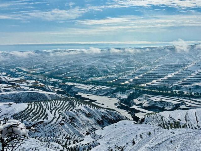 青岚山乡：初雪漫山 与秋色撞个满怀