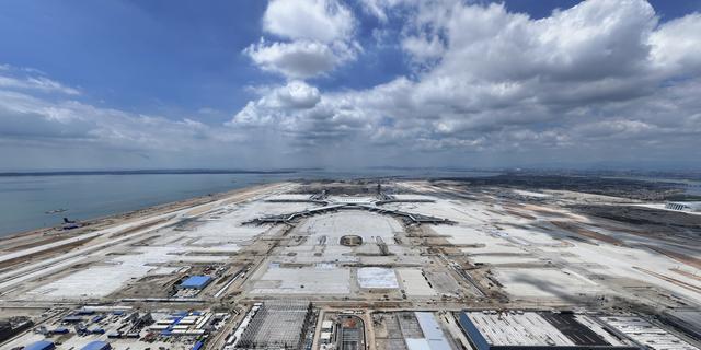 厦门翔安国际机场工程南北跑道实现双线贯通