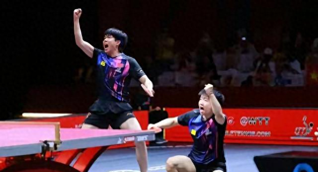 莎头组合3-0夺冠！赛后采访曝出盈球的关键，莎莎的反应绝了