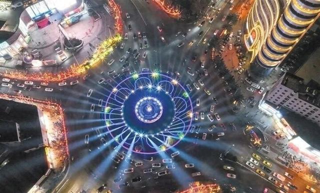 当光影邂逅城市之夜