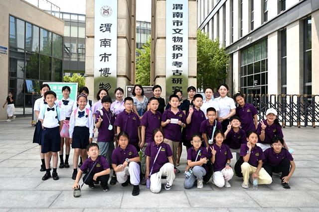 秦风渭水共传承秦陵博物院与渭博开展小讲解员培训交流活动