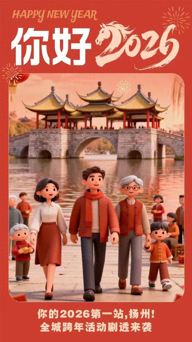 烟花、演唱会、美食市集、珍宝展……扬州跨年攻略已就位，收藏就对了！