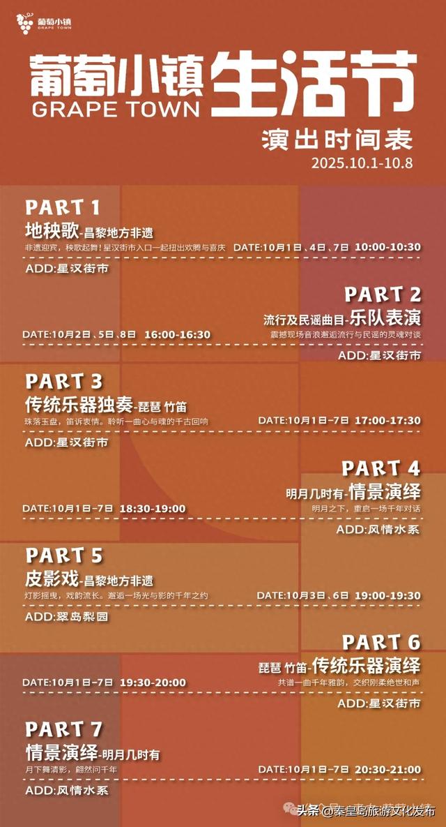 秦皇岛葡萄小镇中秋&国庆生活节