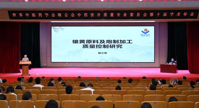 瑞龙制药亮相世界中联中药饮片质量专委会年会 以科技创新推动雄黄炮制技术升级