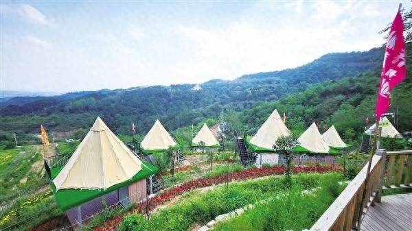 昔阳县崇家岭村自然风景