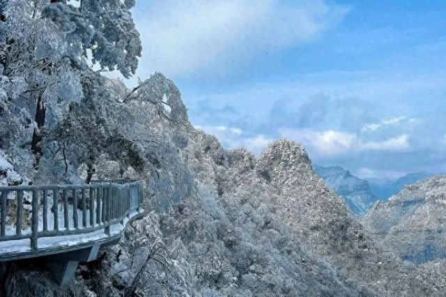 文创赋能冬游 四川巴中光雾山冰雪宠客计划启幕