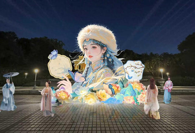 珠海首届中华彩灯嘉年华开幕！圆明新园开启沉浸式奇幻之旅