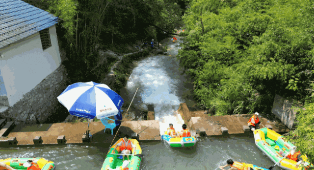 渠县：清凉漂流激活夏日文旅经济
