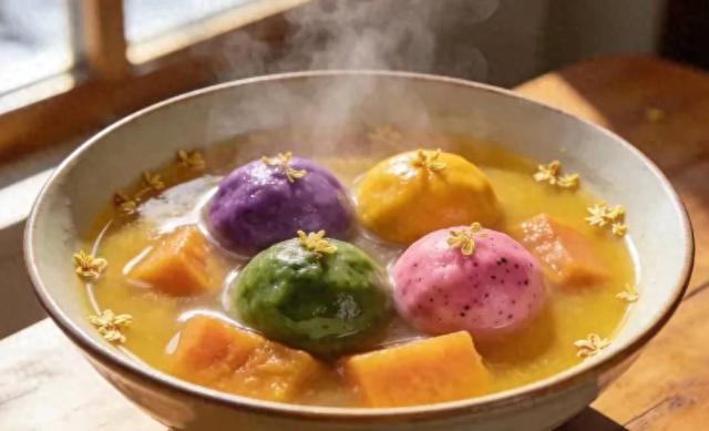 光福的五色汤圆