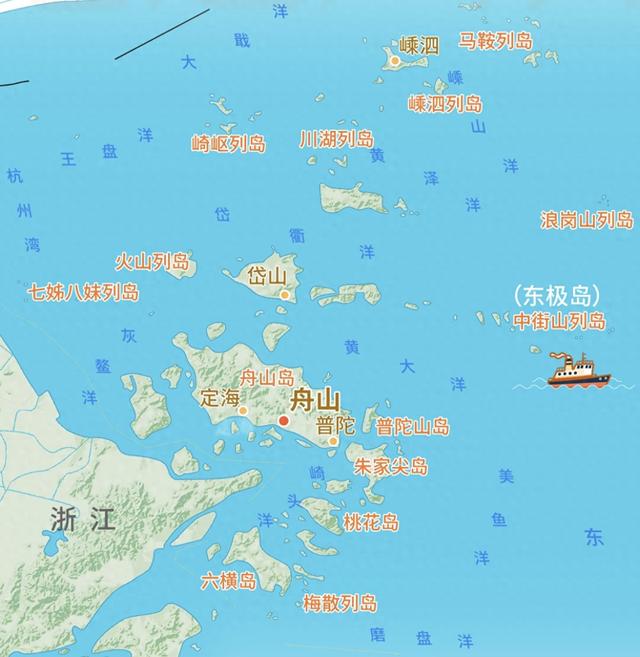 东极岛在浙江舟山，也叫中街山列岛，在沈家门半升洞码头可以坐船