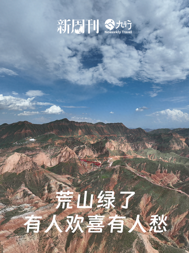 兰州的丹霞山绿了，多少人却高兴不起来