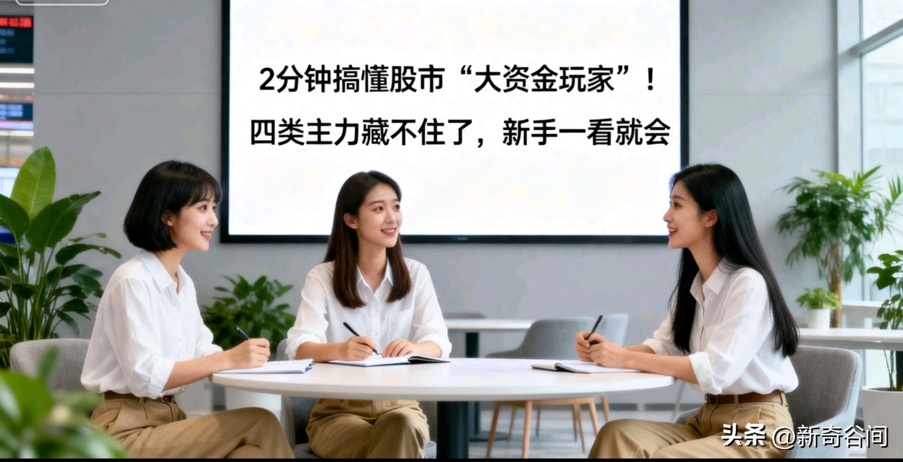 2分钟搞懂股市大资金玩家!四类主力藏不住了新手一看就会