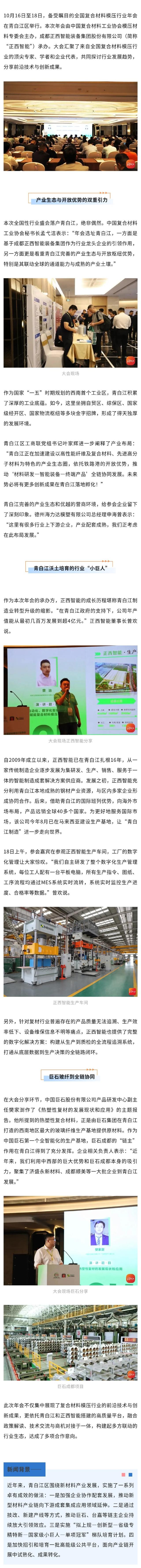 2025全国复合材料模压行业年会在青白江举行