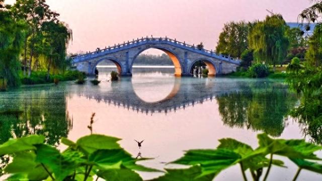 遂平玉湖公园景色如画